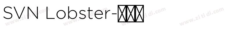 SVN Lobster字体转换
